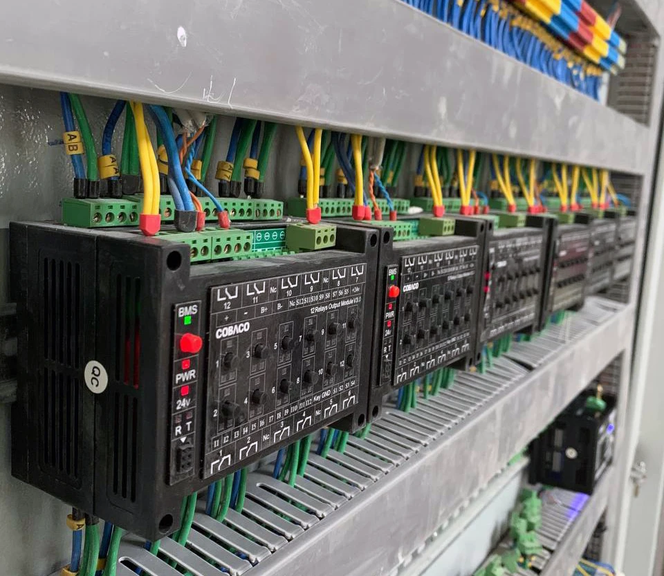 تابلوی هوشمند کوباکو با سیم کشی KNX 001